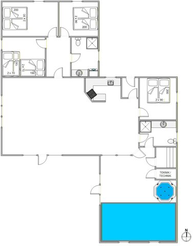 Ferienhaus BB1153 in Toppebjerg 2, Bjerregård - Bild #13
