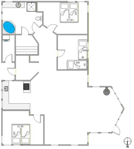 Sommerhus BB1154 på Bjerregårdsvej 356, Bjerregård - Billede #13