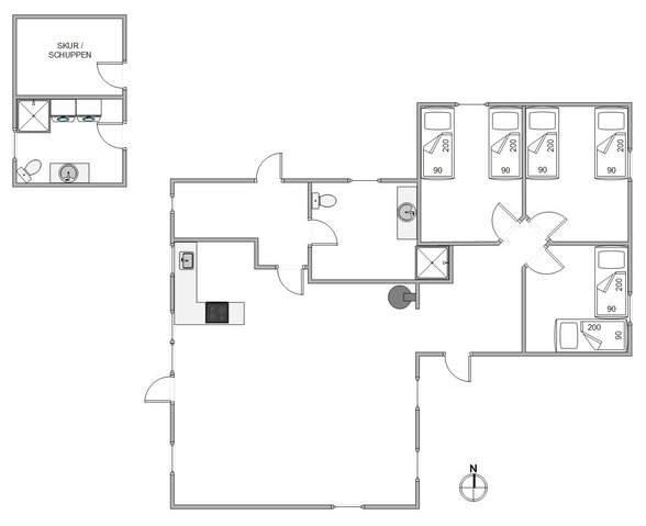 Sommerhus BB1168 på Julianevej 17, Bjerregård - Billede #13