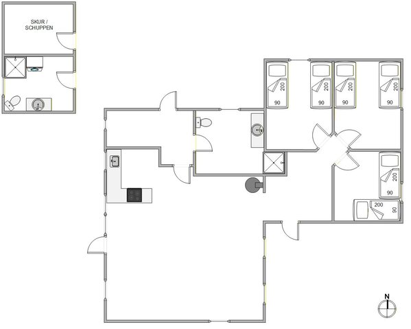 Sommerhus BB1168 på Julianevej 17, Bjerregård - Billede #13