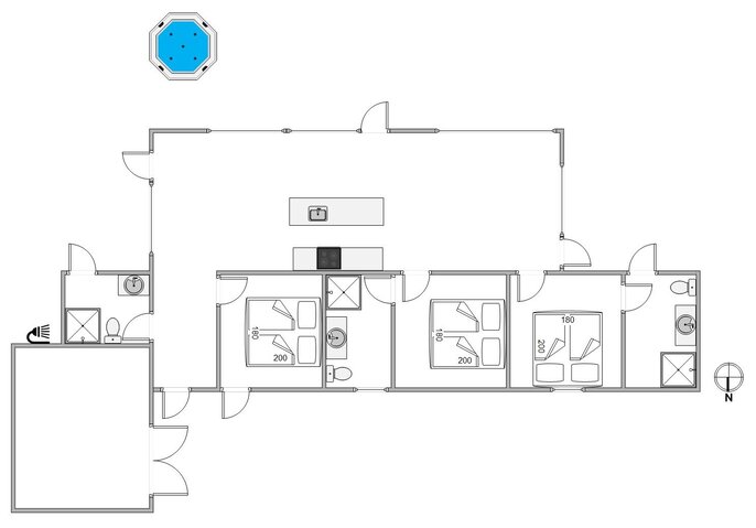 Ferienhaus BB1172 in Blåbærheden 32, Bjerregård - Bild #5