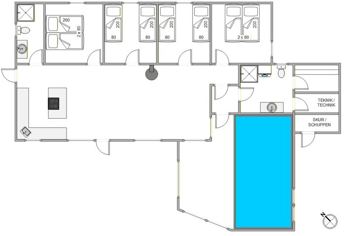 Ferienhaus BB1187 in Julianevej 88, Bjerregård - Bild #13
