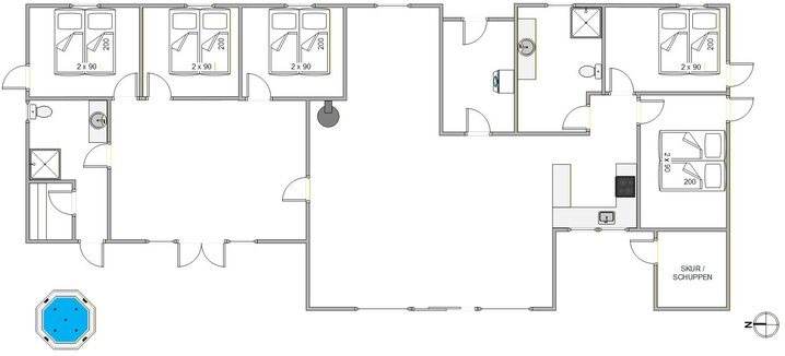 Sommerhus BB1213 på Humlegårdsvej 20, Bjerregård - Billede #13