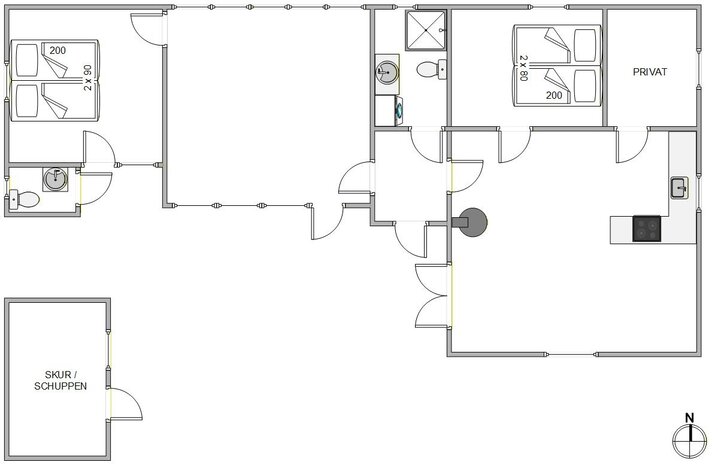Ferienhaus C3033 in Sommervej 78, Skodbjerge - Bild #13