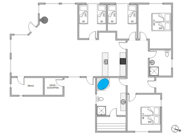 Sommerhus C3197 på Sønder Klitvej 182, Skodbjerge - Billede #13