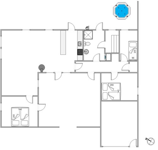 Ferienhaus C3235 in Sommervej 42, Skodbjerge - Bild #13