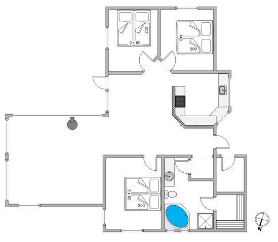 Ferienhaus C3293 in Hareklit 1, Skodbjerge - Bild #13