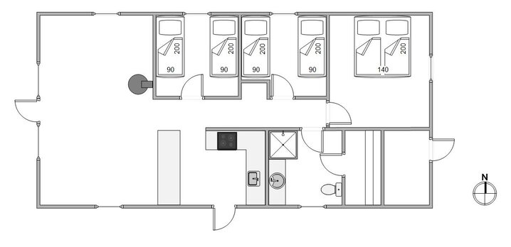 Ferienhaus C3400 in Skodbovej 101, Skodbjerge - Bild #13