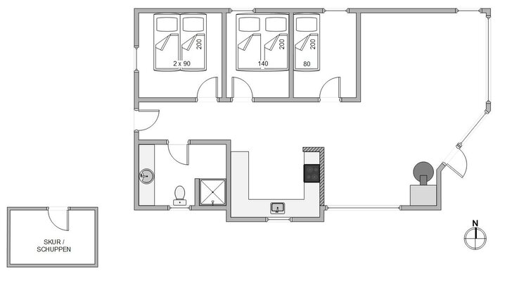 Sommerhus C3504 på Sønder Klitvej 170 E, Skodbjerge - Billede #13