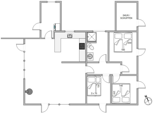 Ferienhaus C3848 in Sandvej 17, Skodbjerge - Bild #13