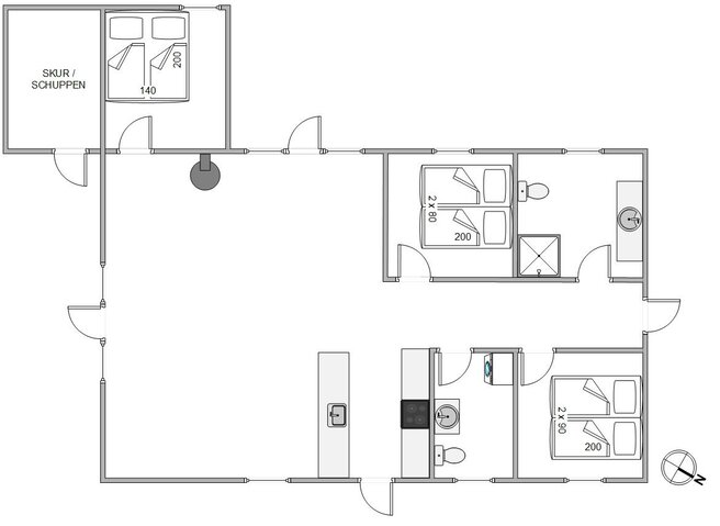 Ferienhaus C3950 in Skodbjergevej 4, Skodbjerge - Bild #13