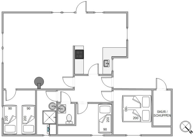 Ferienhaus CC1024 in Skodbjergevej 21, Skodbjerge - Bild #13