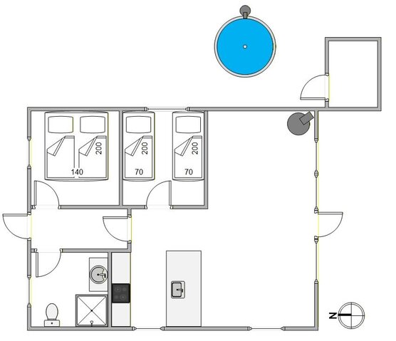 Ferienhaus CC1094 in Skodbovej 89, Skodbjerge - Bild #13