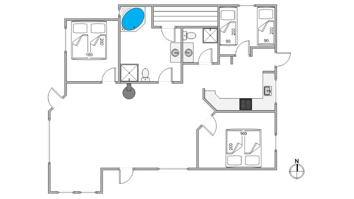 Ferienhaus D3004 in Kr Madsens Vej 9, Haurvig - Bild #13