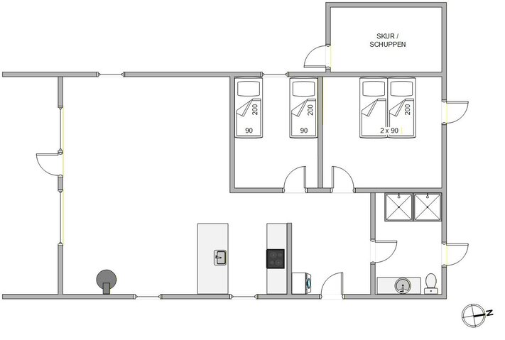 Ferienhaus D3007 in Vesterledvej 52, Haurvig - Bild #13