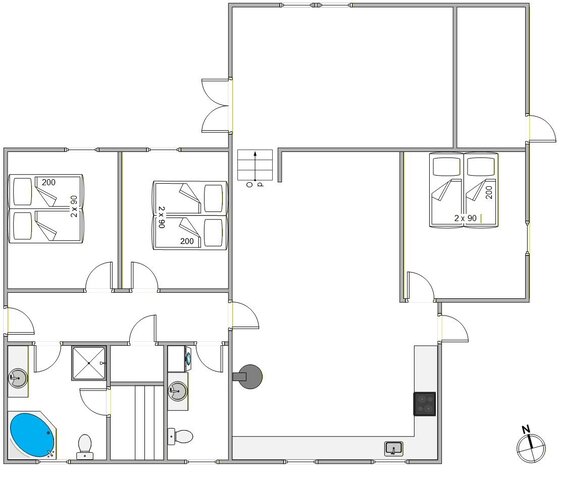 Holiday home D3011 at Baunebjergvej 56, Haurvig - Picture #13