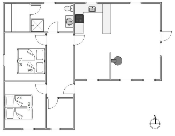 Sommerhus D3060 på Baunebjergvej 40, Haurvig - Billede #1