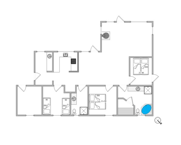 Ferienhaus D3105 in Riskrogvej 42, Haurvig - Bild #13