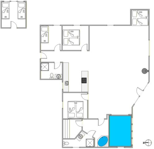 Ferienhaus D3106 in Vinterlejevej 41, Haurvig - Bild #13