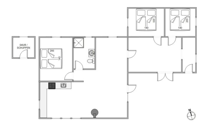Sommerhus D3107 på Vinterlejevej 27, Haurvig - Billede #13