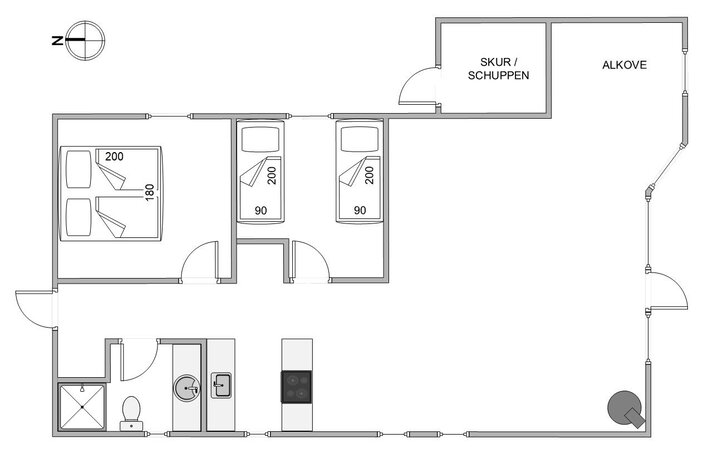 Ferienhaus D3125 in Fjordbjerrevej 21, Haurvig - Bild #13