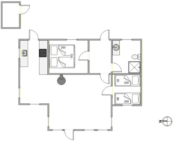 Ferienhaus D3127 in Havbjergevej 8B, Haurvig - Bild #13