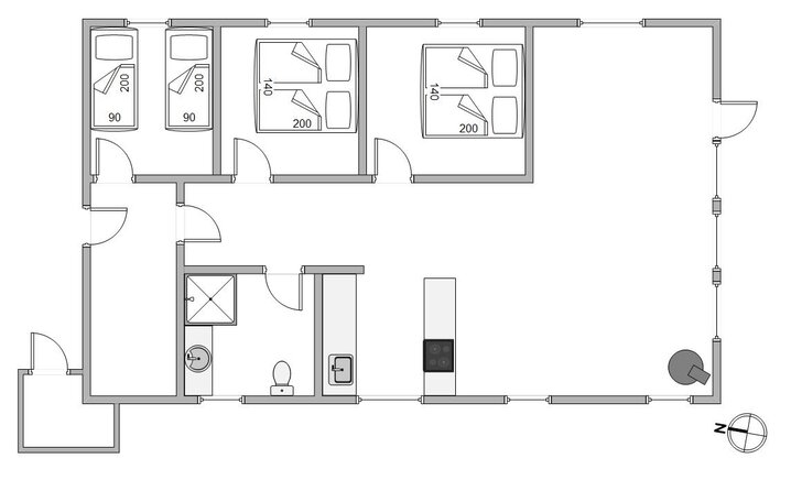 Sommerhus D3161 på Baunebjergvej 88, Haurvig - Billede #13