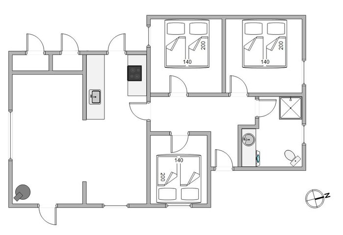 Ferienhaus D3171 in Baunebjergvej 17, Haurvig - Bild #13