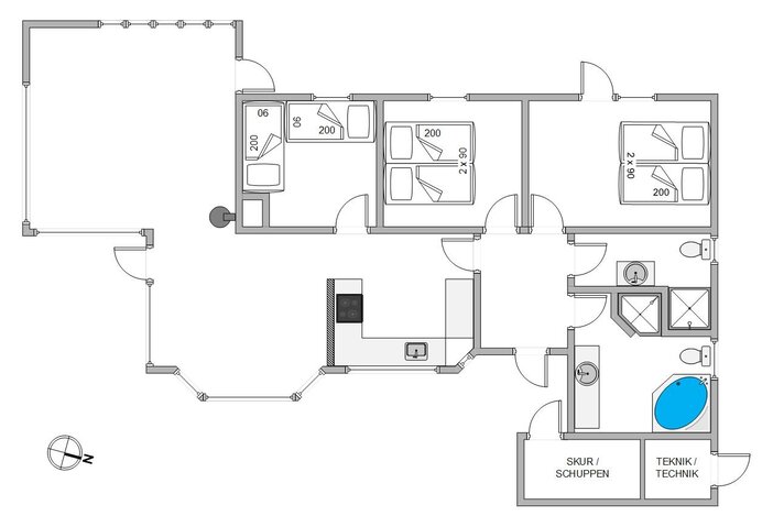 Ferienhaus D3211 in Tornbjerrevej 76, Haurvig - Bild #13