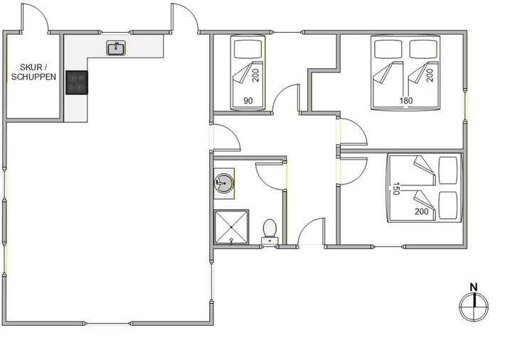 Ferienhaus D3214 in Sønder Klitvej 132, Haurvig - Bild #7