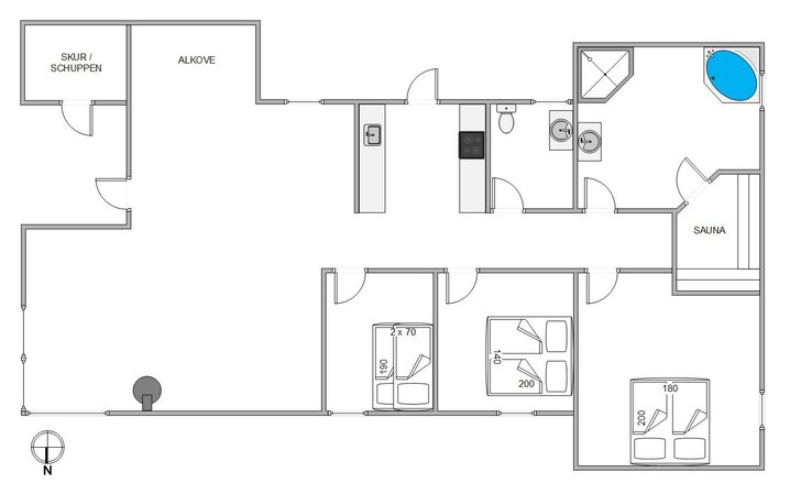 Ferienhaus D3219 in Laust Diges Vej 24, Haurvig - Bild #13