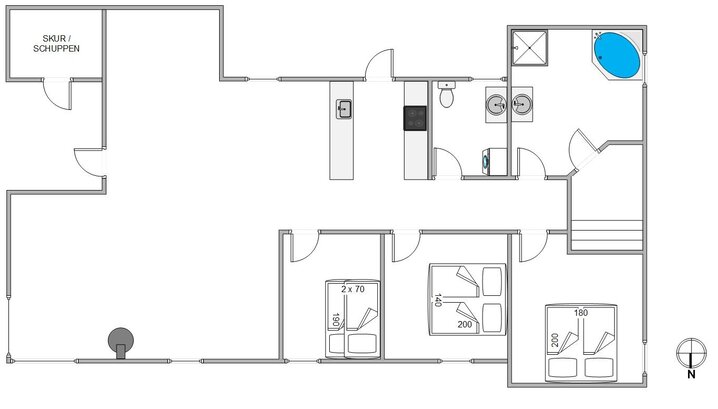Sommerhus D3219 på Laust Diges Vej 24, Haurvig - Billede #5