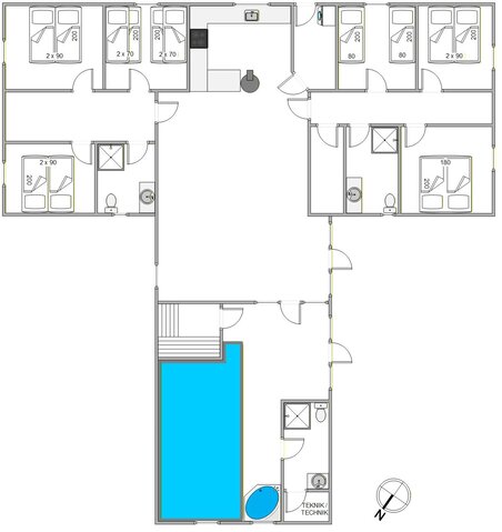 Ferienhaus D3226 in Riskrogvej 36, Haurvig - Bild #13