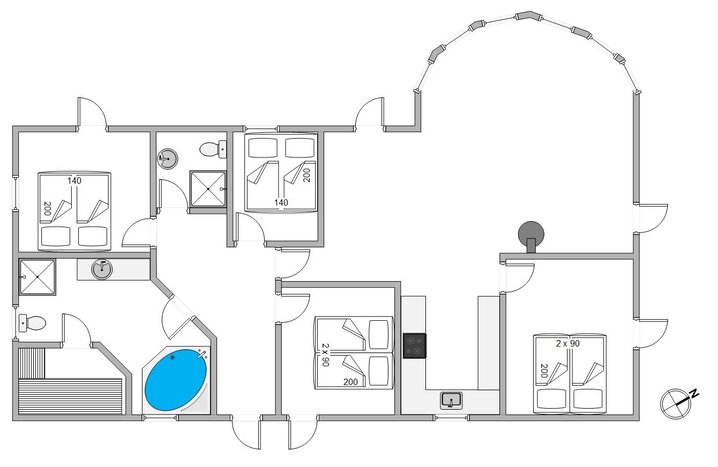 Sommerhus D3248 på Riskrogvej 15, Haurvig - Billede #13