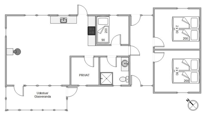 Ferienhaus D3305 in Tornbjerrevej 36, Haurvig - Bild #7