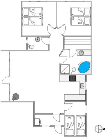 Ferienhaus D3371 in Kr Madsens Vej 91, Haurvig - Bild #13
