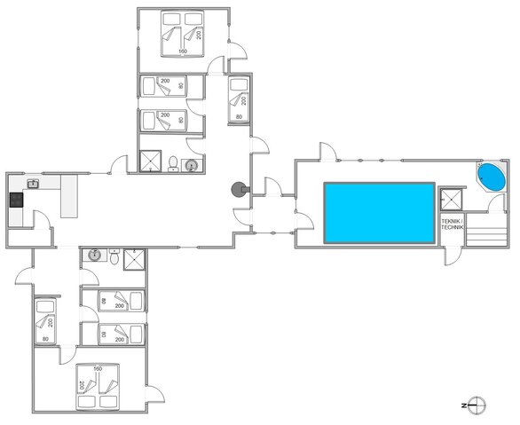 Ferienhaus D3384 in Havbjergevej 4, Haurvig - Bild #13