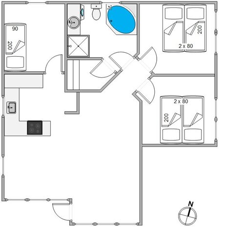 Ferienhaus D3450 in Laust Diges Vej 25, Haurvig - Bild #5