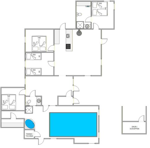 Ferienhaus D3474 in Riskrogvej 58, Haurvig - Bild #13