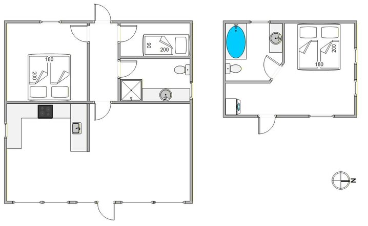 Ferienhaus D3484 in Sønder Klitvej 139 A, Haurvig - Bild #13