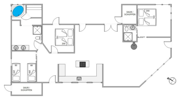 Sommerhus D3552 på Baunebjergvej 52, Haurvig - Billede #13