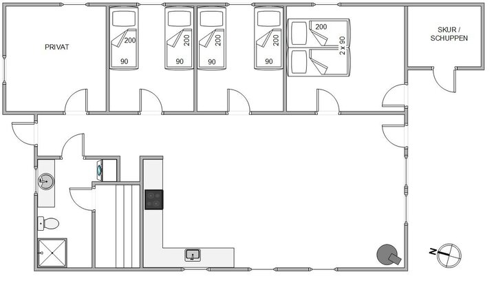 Ferienhaus D3588 in Baunebjergvej 72, Haurvig - Bild #13