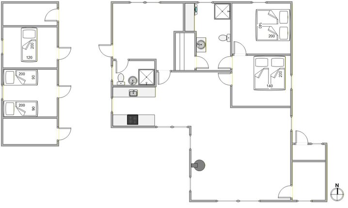 Ferienhaus D3617 in Sønder Klitvej 133, Haurvig - Bild #0