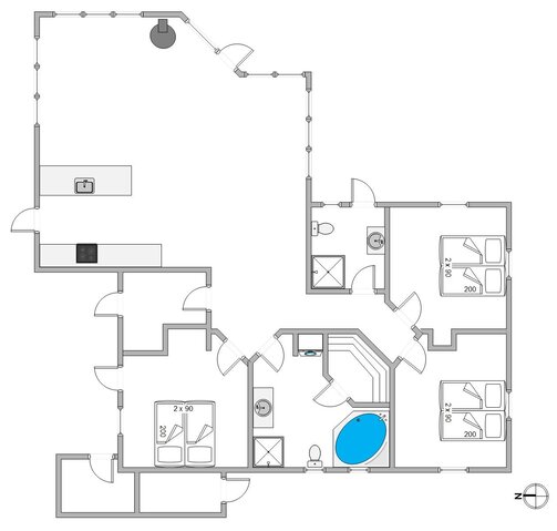 Ferienhaus D3638 in Tornbjerrevej 10, Haurvig - Bild #13