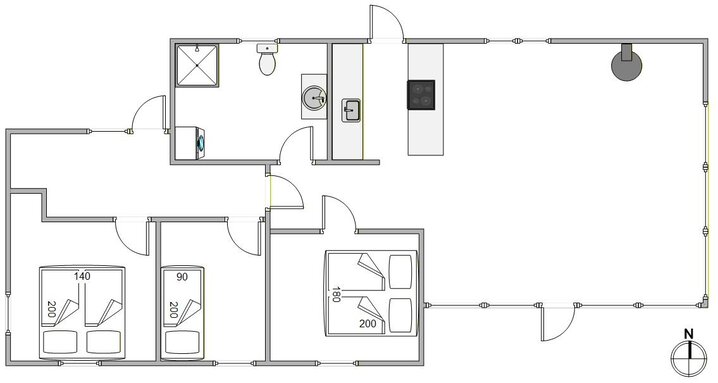 Ferienhaus D3657 in Vinterlejevej 67, Haurvig - Bild #13
