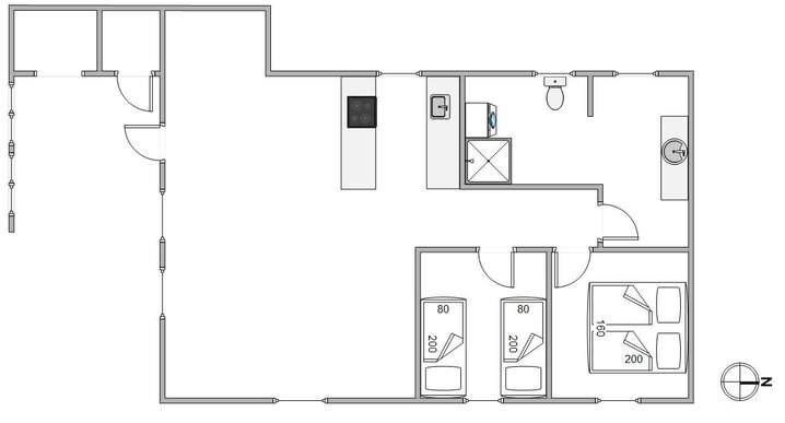 Ferienhaus D3660 in Kr Madsens Vej 3, Haurvig - Bild #13