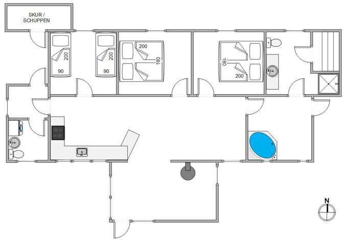 Sommerhus D3670 på Baunebjergvej 48, Haurvig - Billede #13