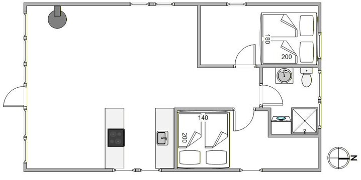 Ferienhaus D3693 in Kr Madsens Vej 27, Haurvig - Bild #5