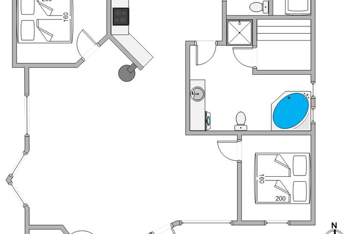 Sommerhus D3707 på Fjordbjerrevej 5, Haurvig - Billede #5