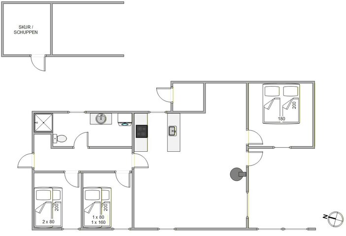 Ferienhaus D3752 in Kr Madsens Vej 5, Haurvig - Bild #5
